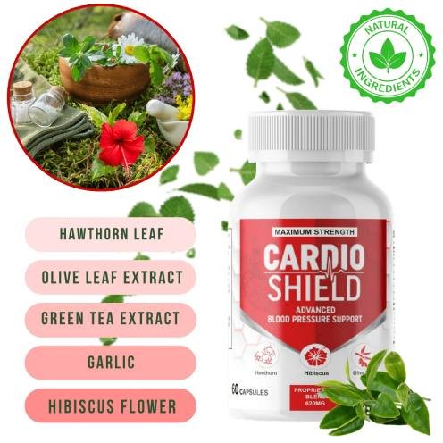 Benefits of Cardio Shield dietary supplement for heart health and healthy circulation